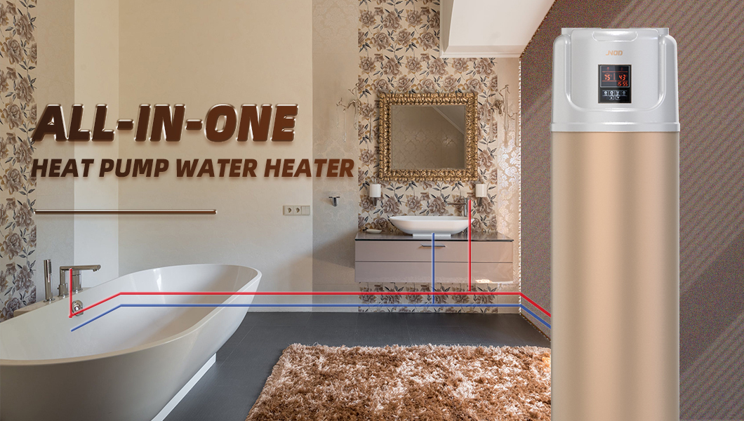 Outdoor Residential Commercial Heat Pump Water Heater from China