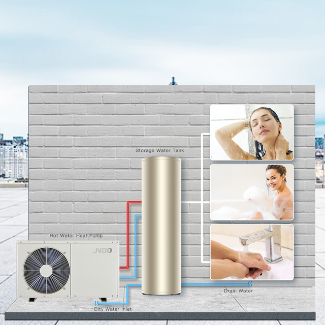 High Efficient Heating and Colling Heat Pump Hot Water Heater