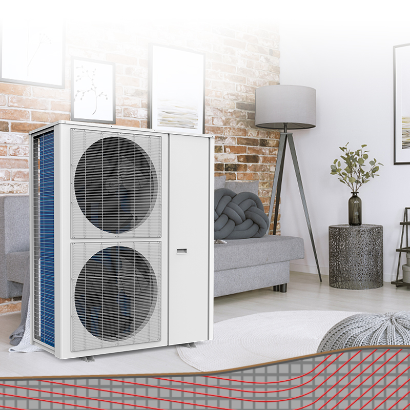 Green Monoblock Commercia Heating And Cooling Heat Pump