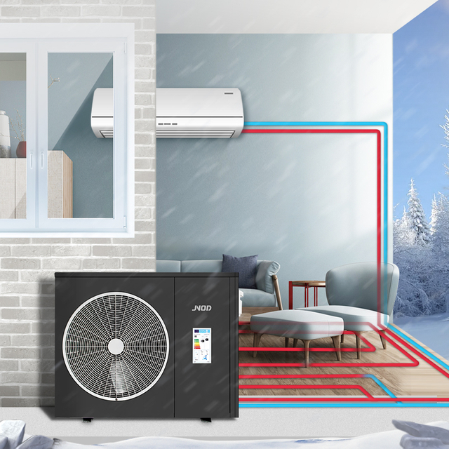 China Simultaneous Green Heating And Cooling Heat Pump For Garage